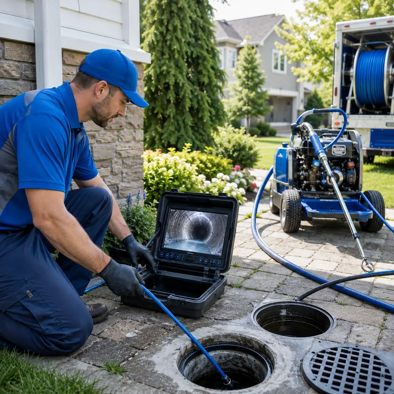 Outdoor drain cleaning professionals serving Buxton, ME